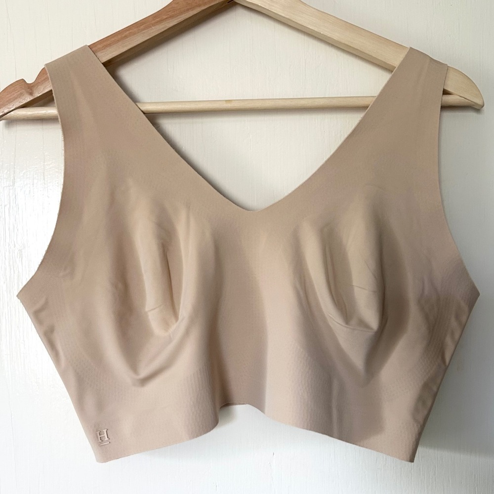 Harper Wilde Bliss Padded Bralette Beige Nude 2XL Everyday Comfort NO PADS